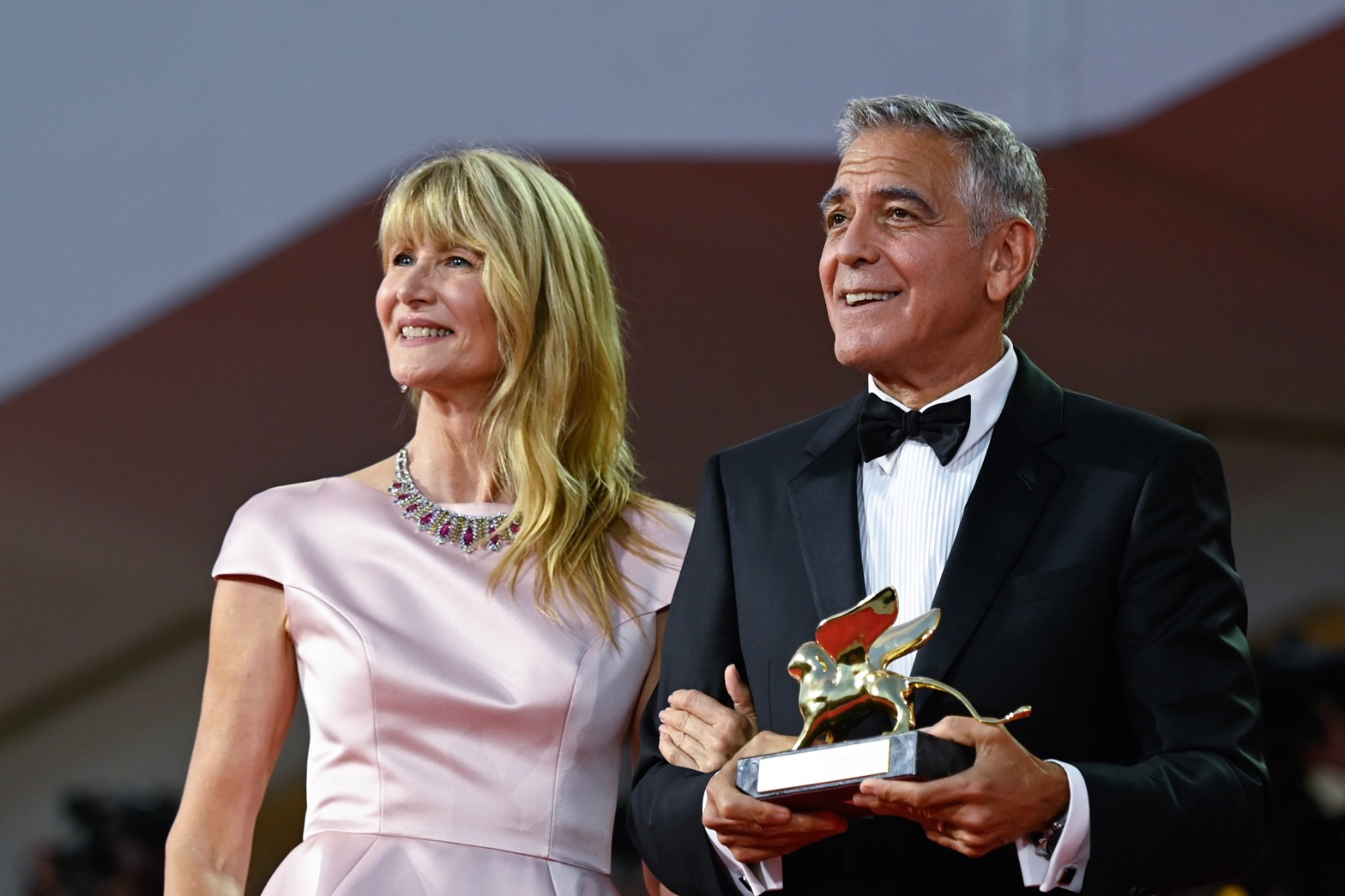 Laura Dern Honors George Clooney at Venice Film Festival