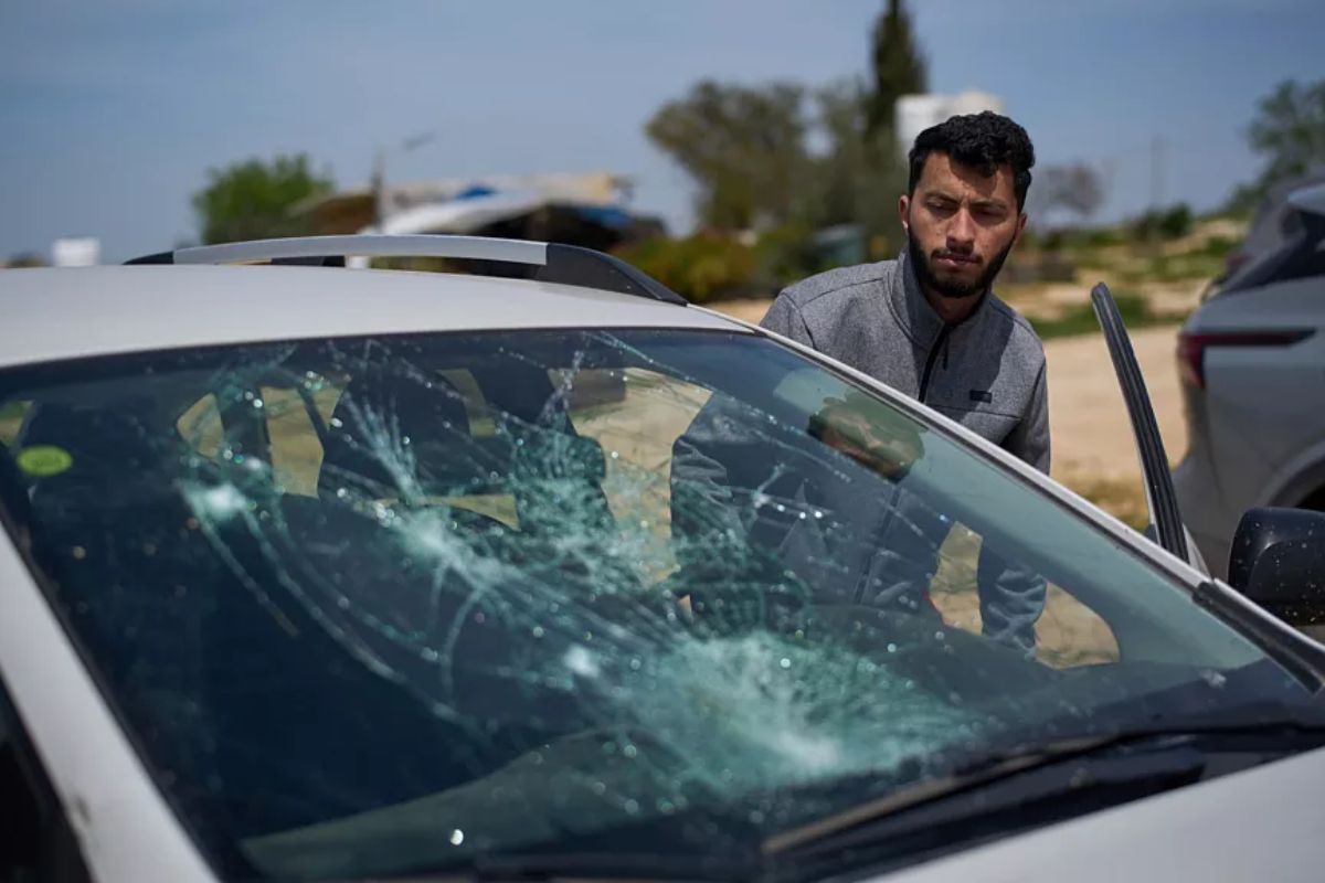 Israeli Soldiers Block Journalists on ‍‍`No Other Land‍‍` West Bank Tour