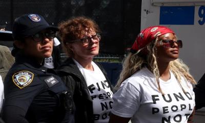 Hollywood’s Oscar-Winning Star Susan Sarandon Arrested During Anti-Netanyahu Protest