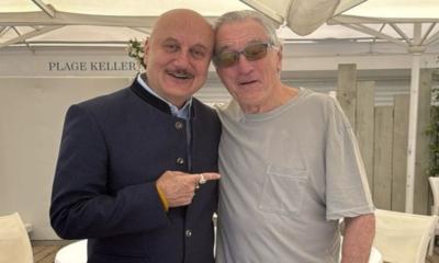 De Niro Shares a Warm Kiss with Anupam Kher as Old Friends Reunite at Cannes 2025